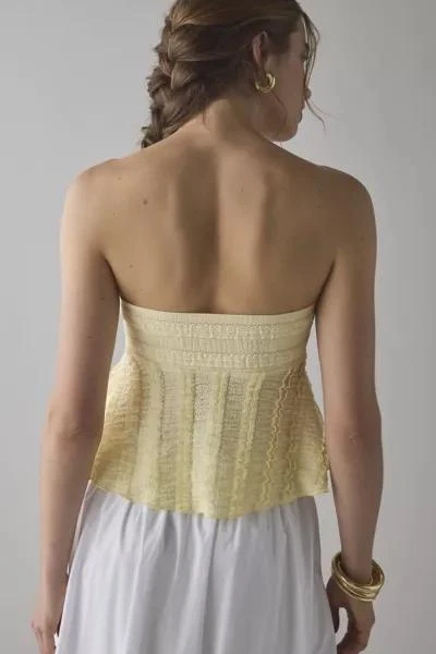 Urban Outfitters UO Eloise Convertible Tie Split-Front Tube Top 4