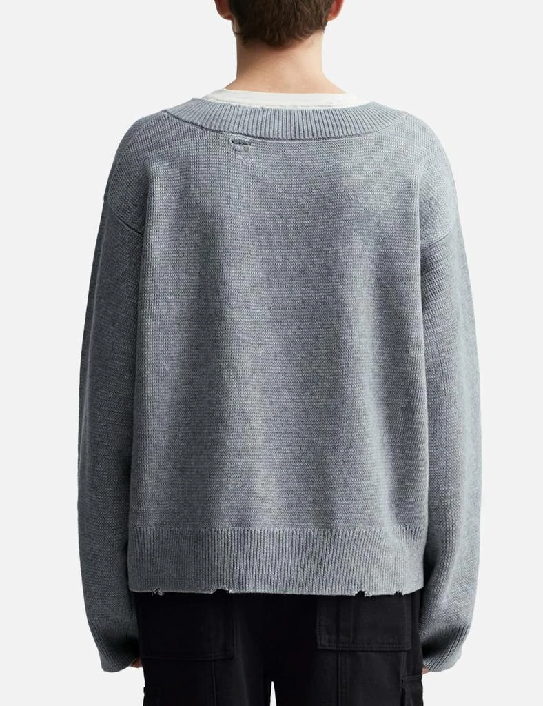 C2H4 Layered V-Neck Sweater 4