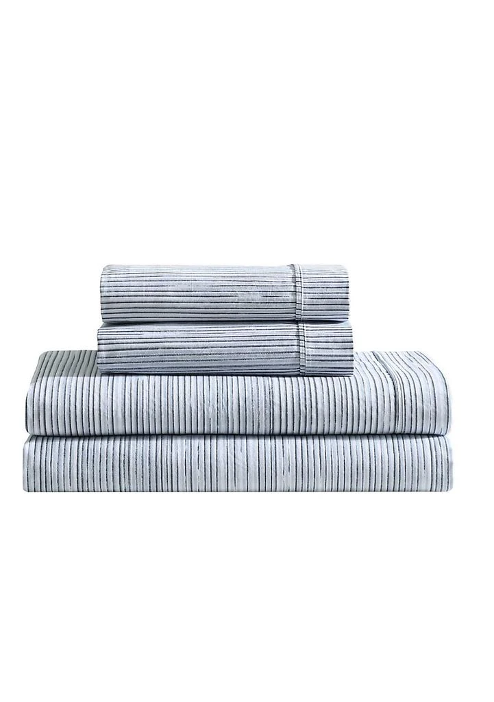 Calvin Klein Wavy Stripe Cotton Sheet Set