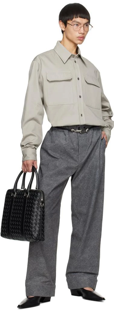 Bottega Veneta Black Medium Classic Intrecciato Briefcase 4