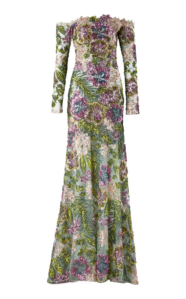 Silvia Tcherassi Silvia Tcherassi - Rafaella Embellished Gown - Multi - M - Moda Operandi from Fashion US