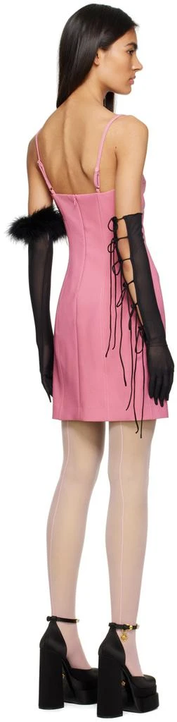 BLUMARINE Pink Rose Minidress 3