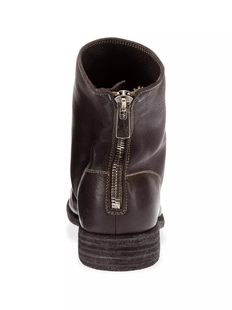 guidi Leather Back Zip Boots 3