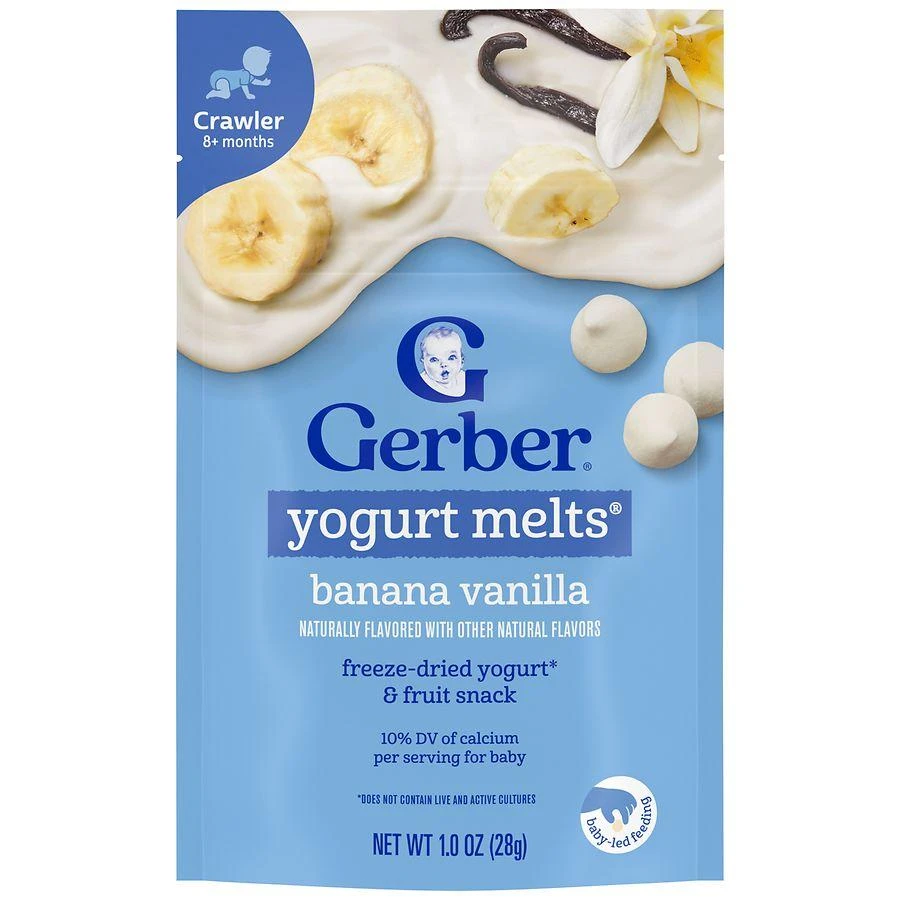 Gerber Yogurt Melts Banana Vanilla