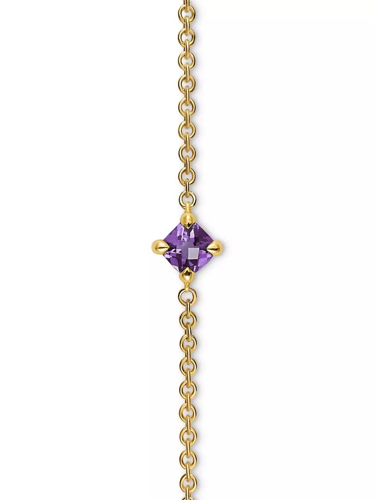 David Yurman Micro Chatelaine Chain Bracelet in 18K Yellow Gold 5