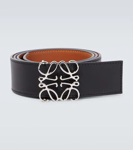 Loewe Anagram reversible leather belt 1