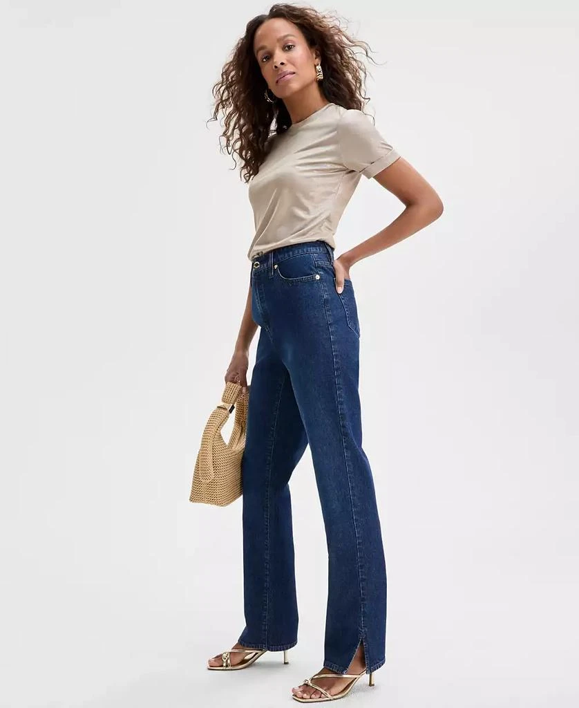 INC International Women's High-Rise Straight-Leg Jeans, Exclusively at Macy's 2