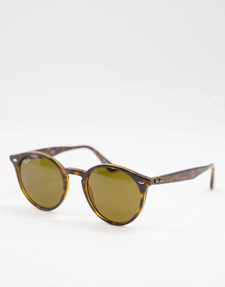 Ray-Ban Ray-Ban round sunglasses in brown 0rb2180 1