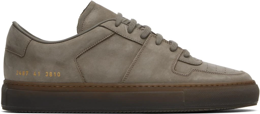 Common Projects Taupe Decades Sneakers 1