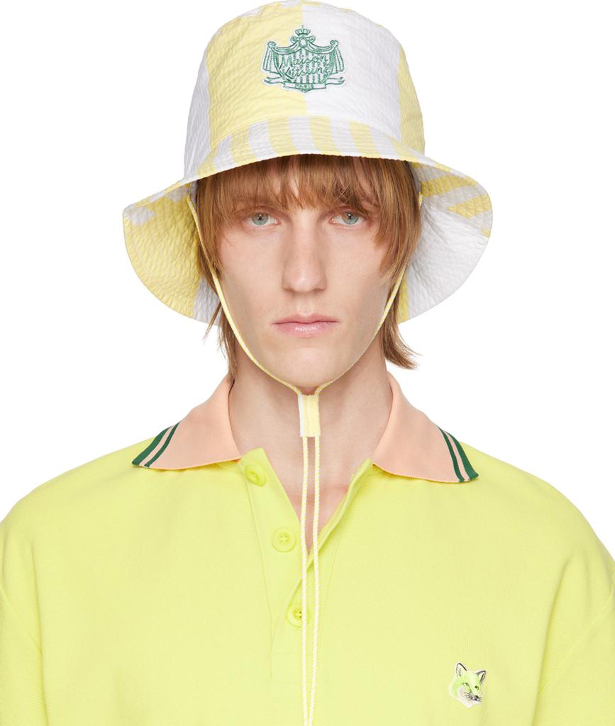 Maison Kitsune BOLD FOX HEAD BUCKET HAT - Hats - BeyondStyle