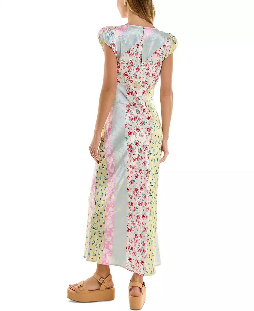 BEAUTY & GRACE Juniors' Multi-Print Midi Dress 2