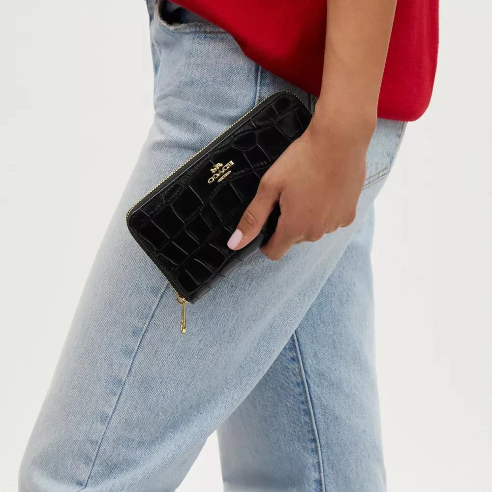 Coach Long Zip Around Wallet 5