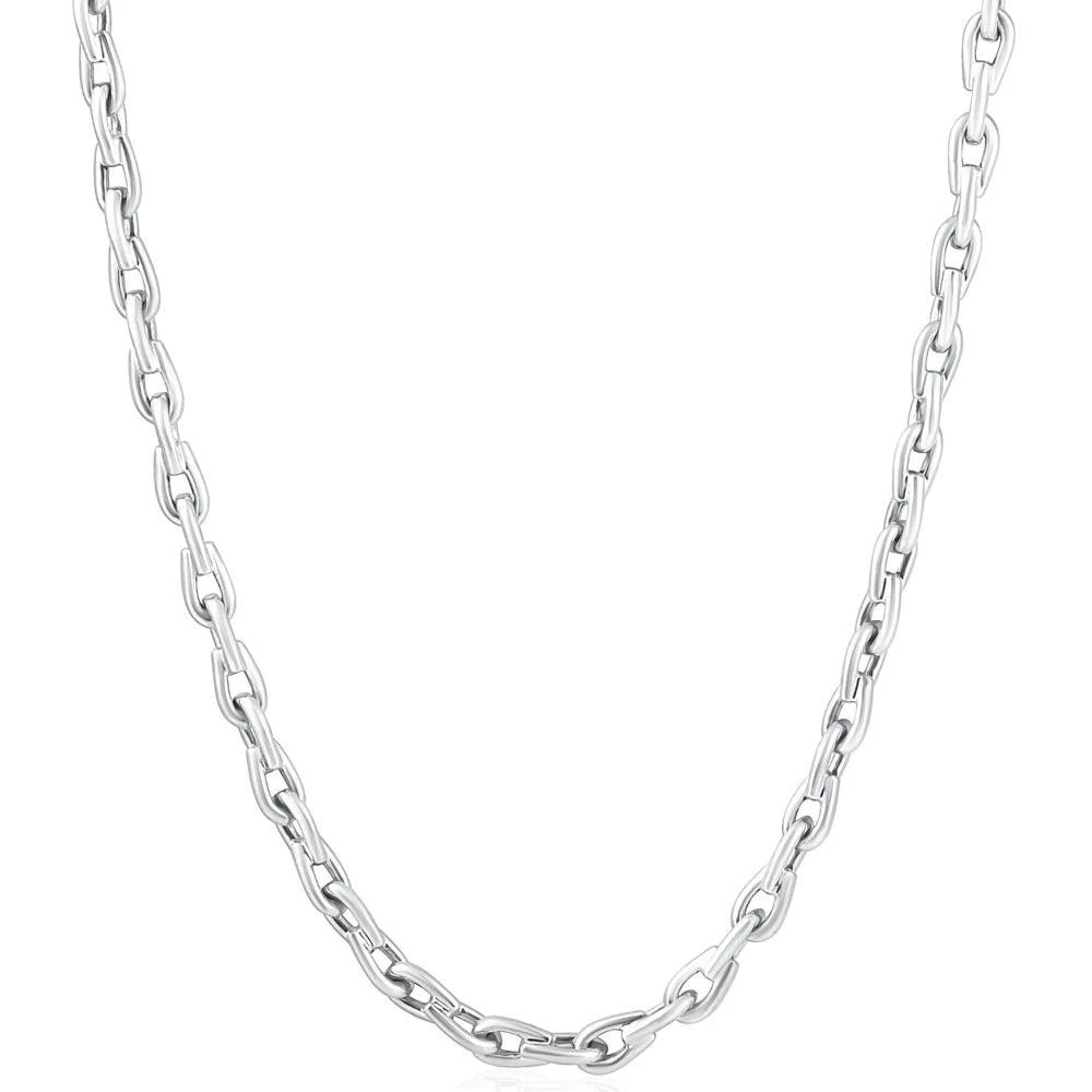 Pompeii3 Men's 14k Gold (47gram) or Platinum (88gram) 5mm Link Chain Necklace 24" 1