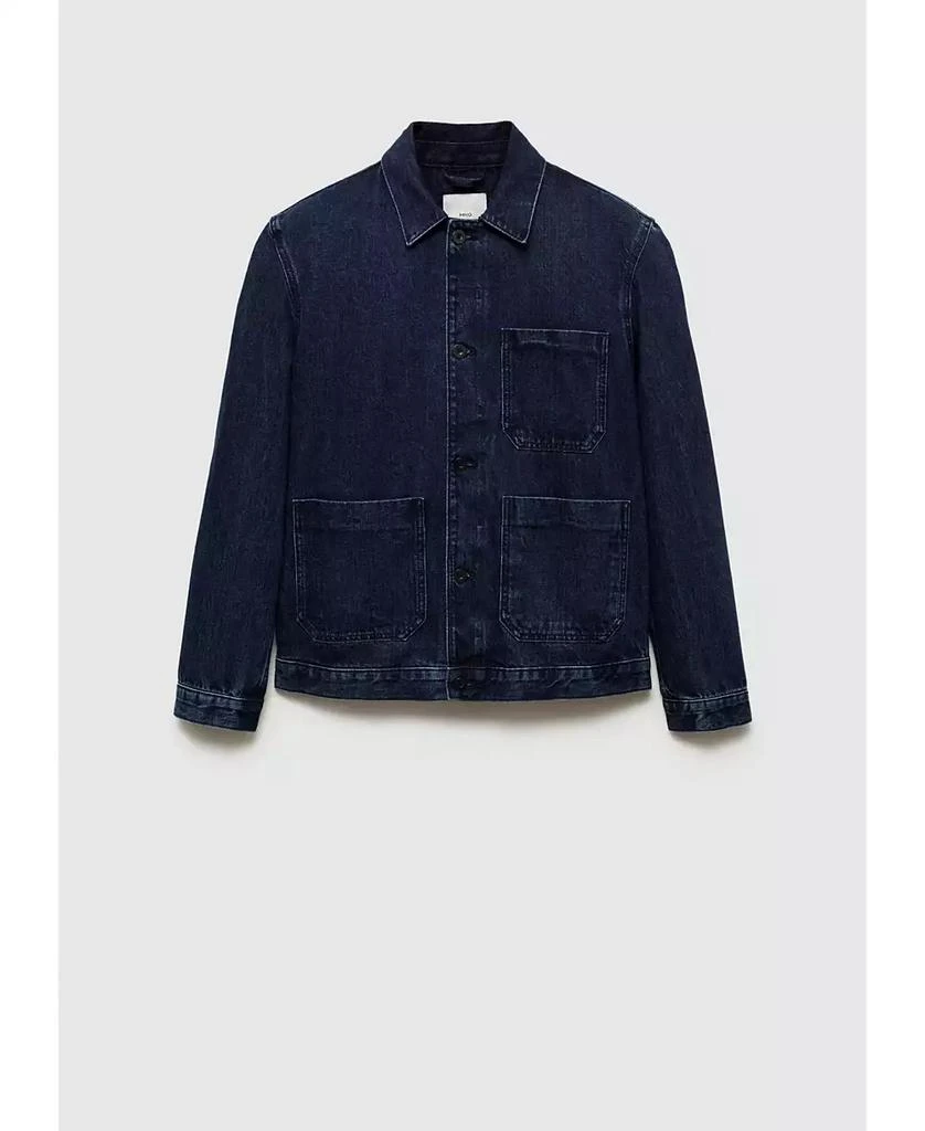 Mango Men's Pocketed Denim Jacket 1