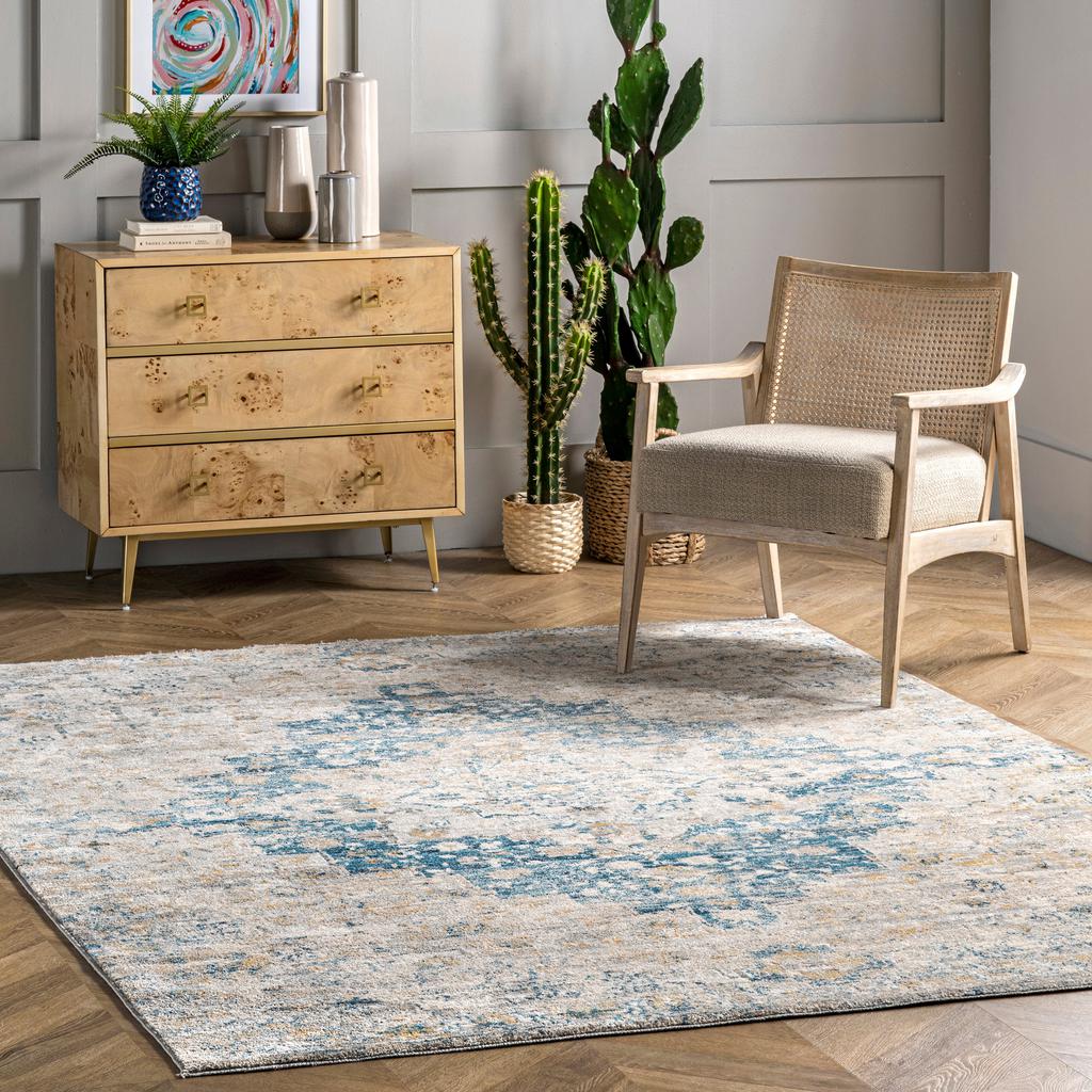 nuLOOM Diana Medallion Vintage Area Rug