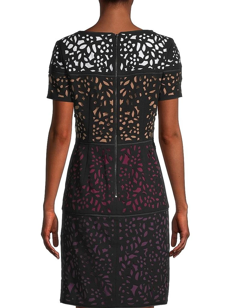 Shani Ombre Laser-Cut Lace Dress 5