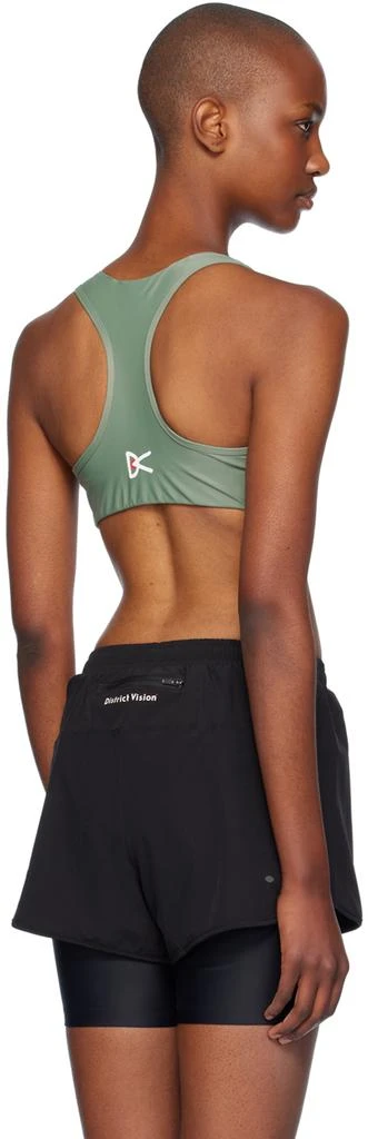 District Vision Green Twin Layer Medium Support Sport Bra 3