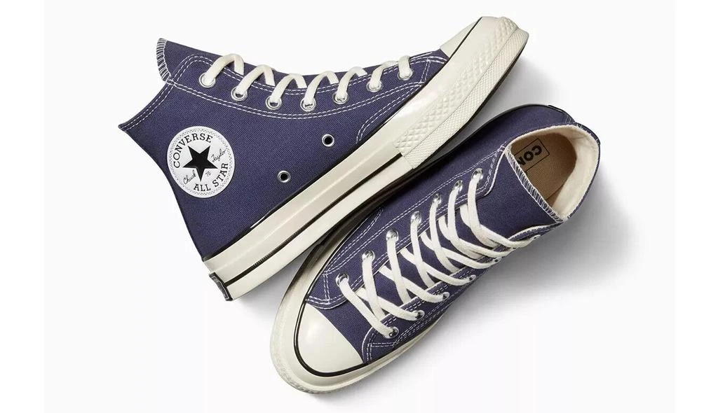 Converse Chuck 70 Hi A04589C Sneakers Mens US 12 Blue Canvas Skate Shoes GBNC464 4