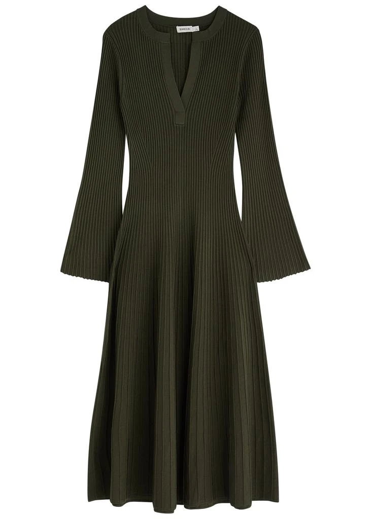 strapless open back dress Plus Size Basic Tank Rib Dress