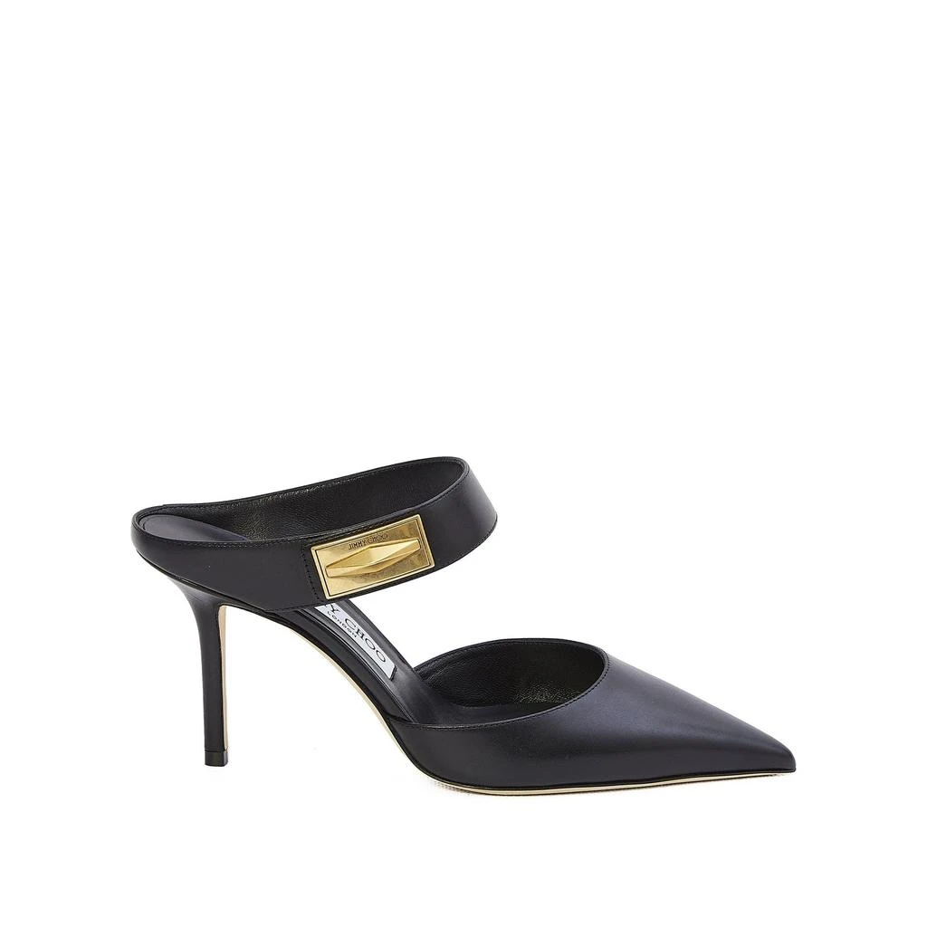 La Sélection Créateurs Mules Jimmy Choo Nell 85 - Black - Femme 1
