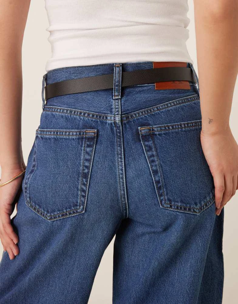 Calvin Klein Calvin Klein Jeans logo buckle belt in black 3