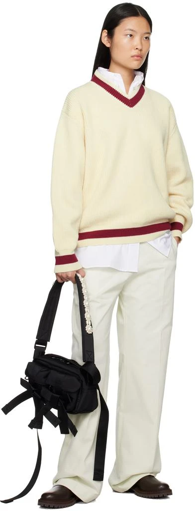 Studio Nicholson Off-White Reynosa Trousers 4