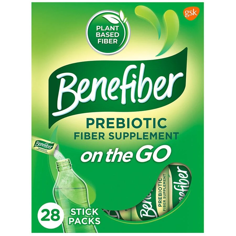 Benefiber Fiber Supplement, On the Go Unflavored 1