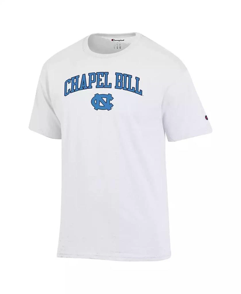 CHAMPION Men's White North Carolina Tar Heels Chapel Bill T-Shirt 3