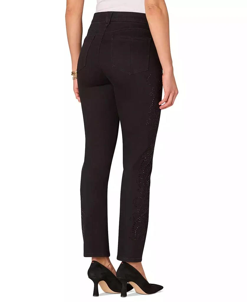Democracy Petite Rhinestone Embellished Skinny Jeans 2