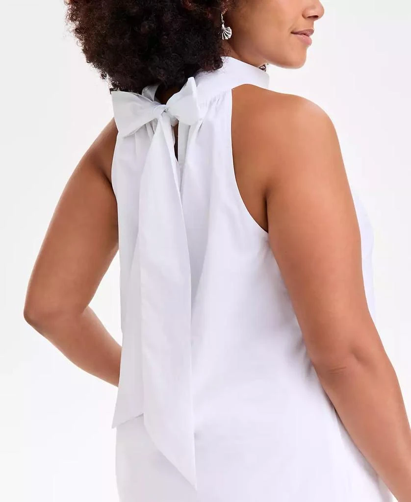 On 34th Trendy Plus Size Bow-Back Tiered Mini Dress, Exclusively at Macy's 4