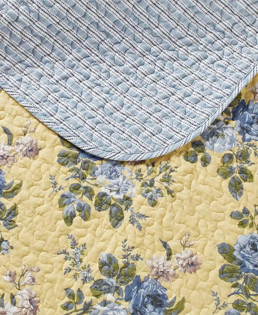 Laura Ashley Linley Cotton Reversible 3-Pc. Quilt Set, Full/Queen 3
