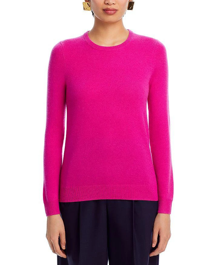 Bloomingdale's C by Bloomingdale's Crewneck Cashmere Sweater - Exclusive 6