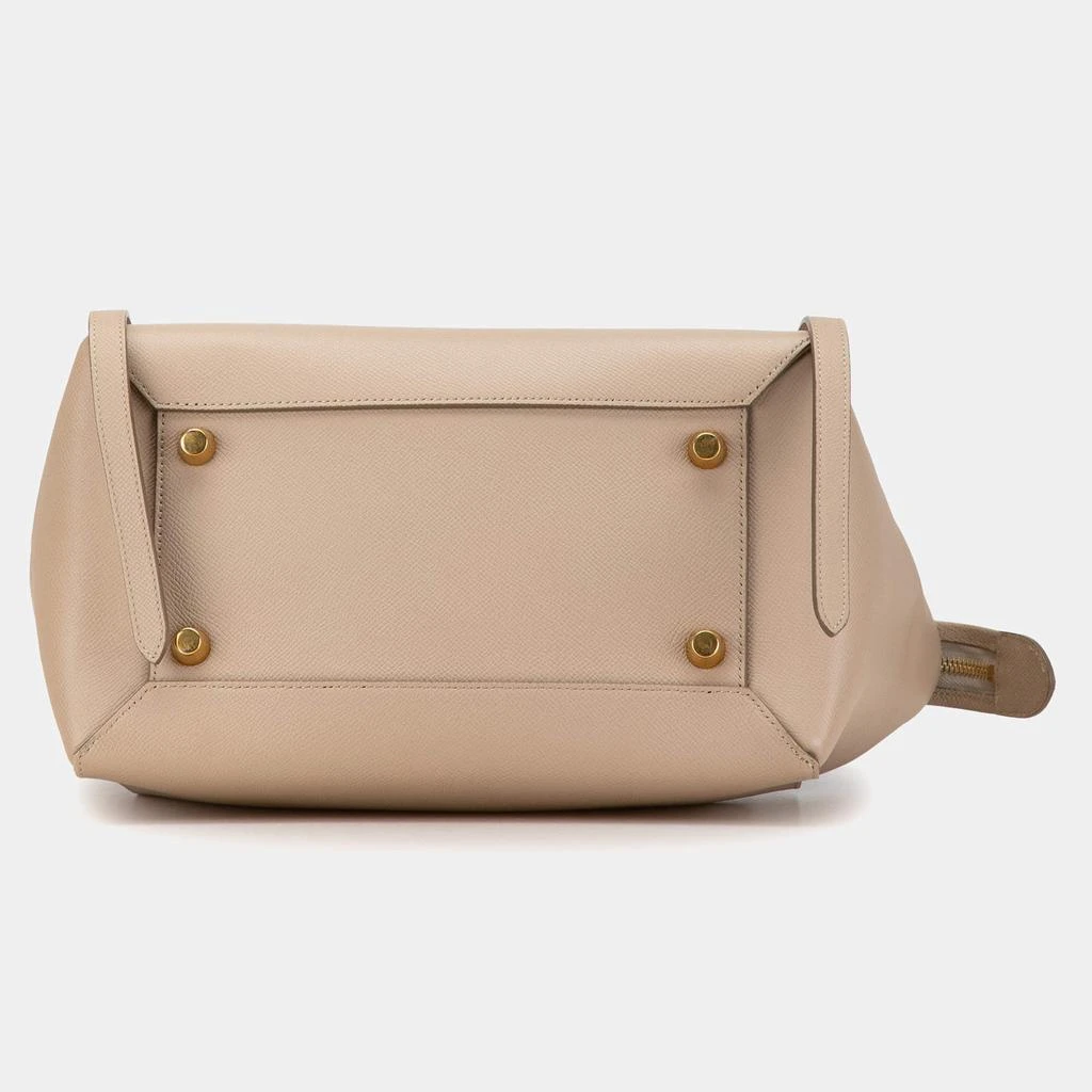 Celine Celine Light Taupe Grained Calfskin Micro Belt Bag  4