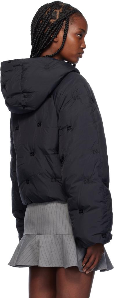 Shop Black Short Tech Down Puffer Jacket on Sale at BeyondStyle