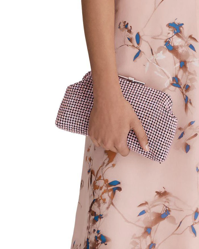 REISS Adaline Crystal Embellish Clutch 2
