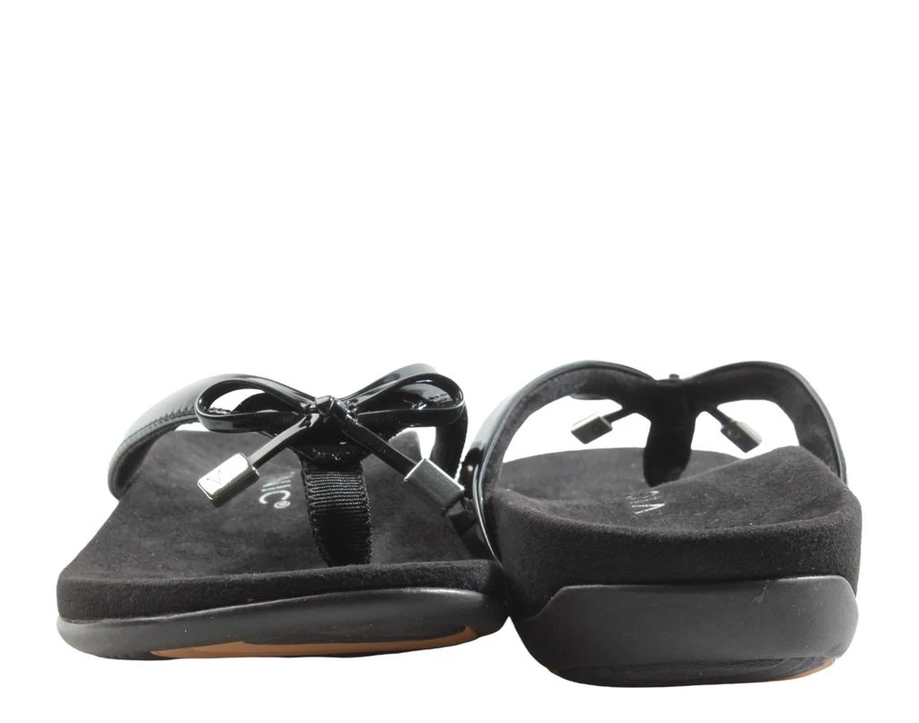 VIONIC Women's Bella Black Thong Sandals 10000435-001 6