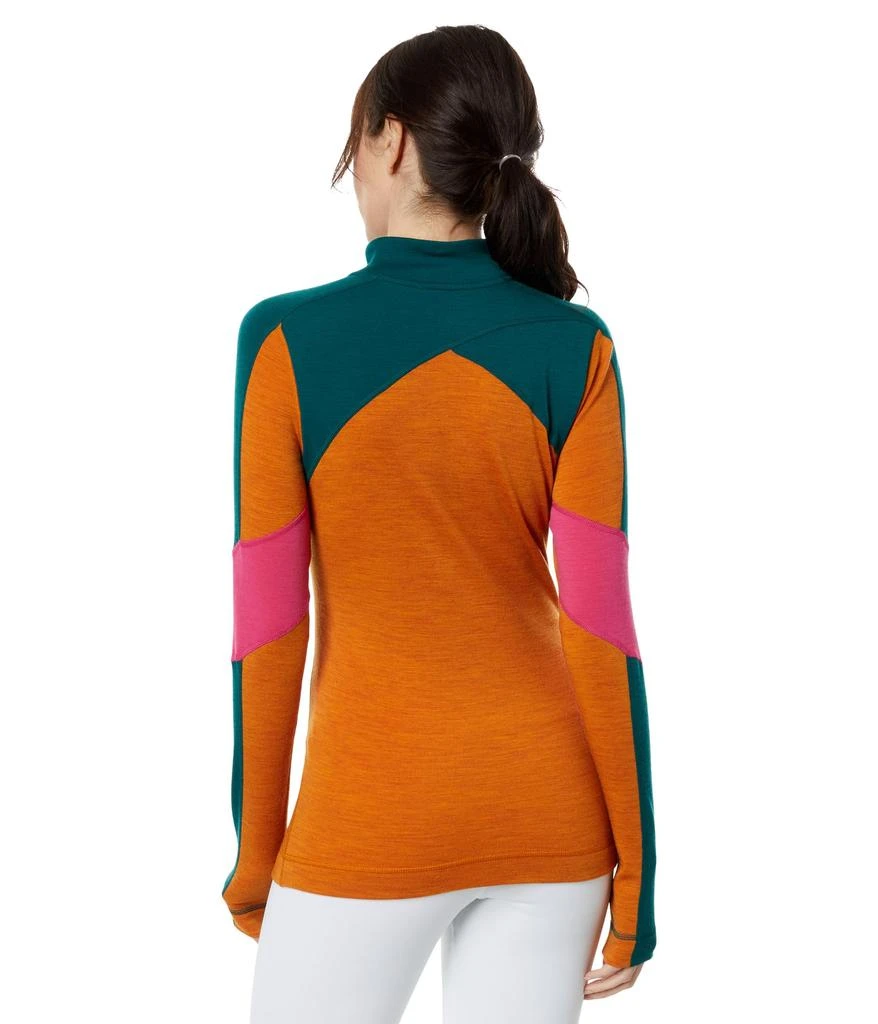 Smartwool Classic Thermal Merino Base Layer Color-Block 1/4 Zip 2