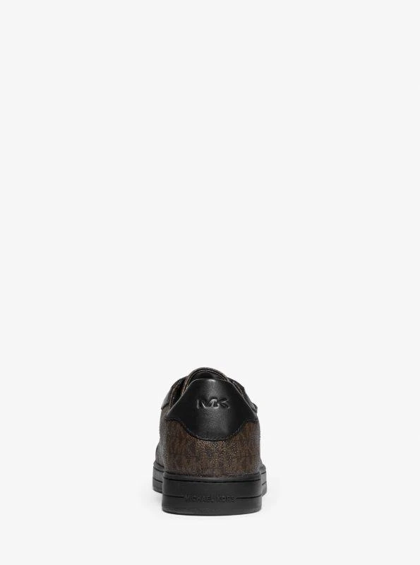 Michael Kors Keating Logo and Leather Sneaker 4