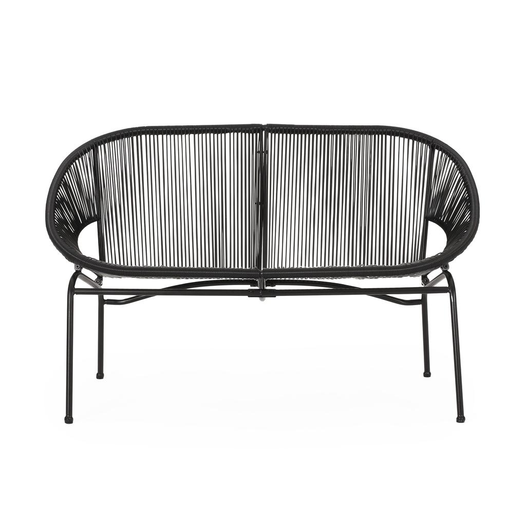 Streamdale Furniture Streamdale Modern Hammock Weave Basket Loveseat for Patio Relaxation