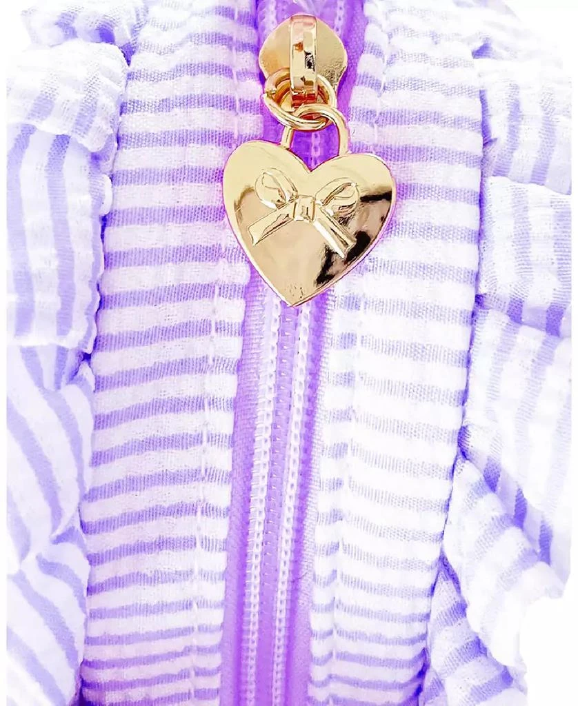 Bits
Bows Girls Heart Purse in Lavender Seersucker 3