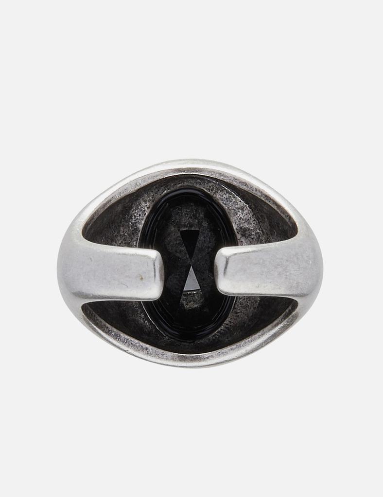 Team Wang CHOICES ROPE SILVER GEM RING