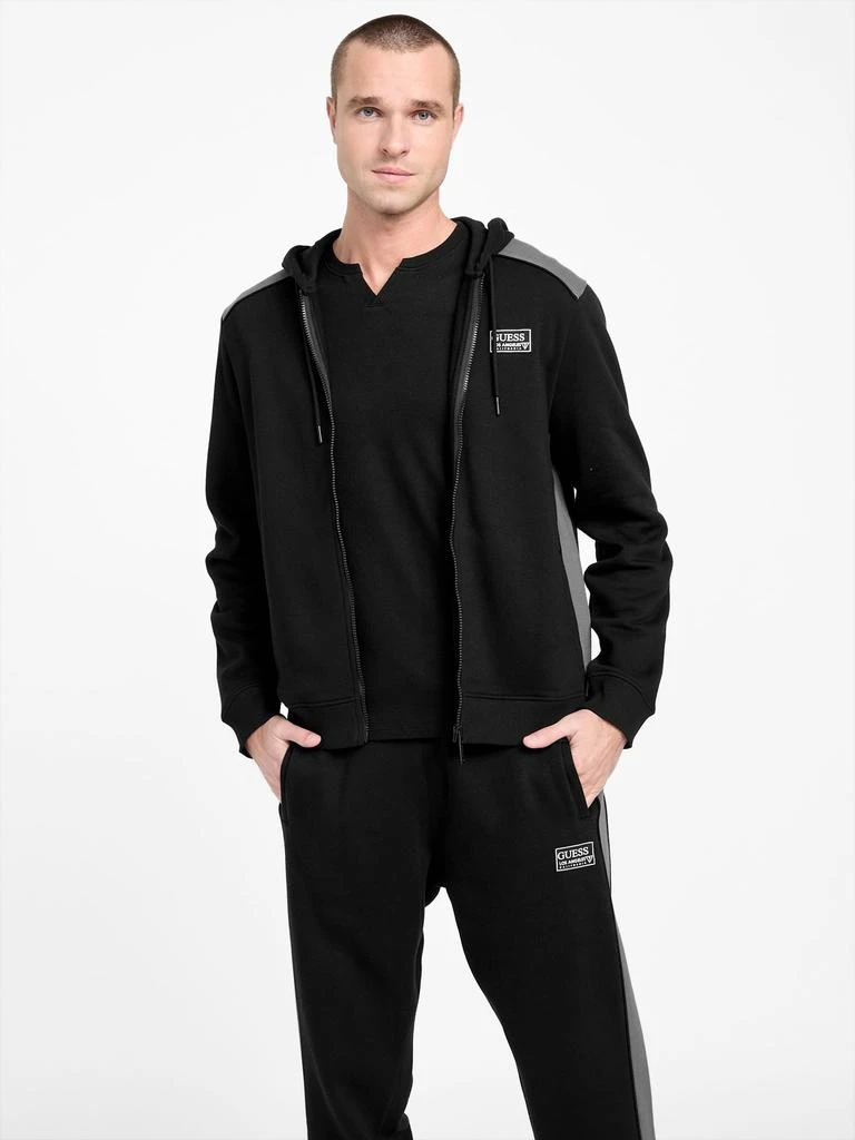 Guess Factory Eco David Color-Block Zip Hoodie 1