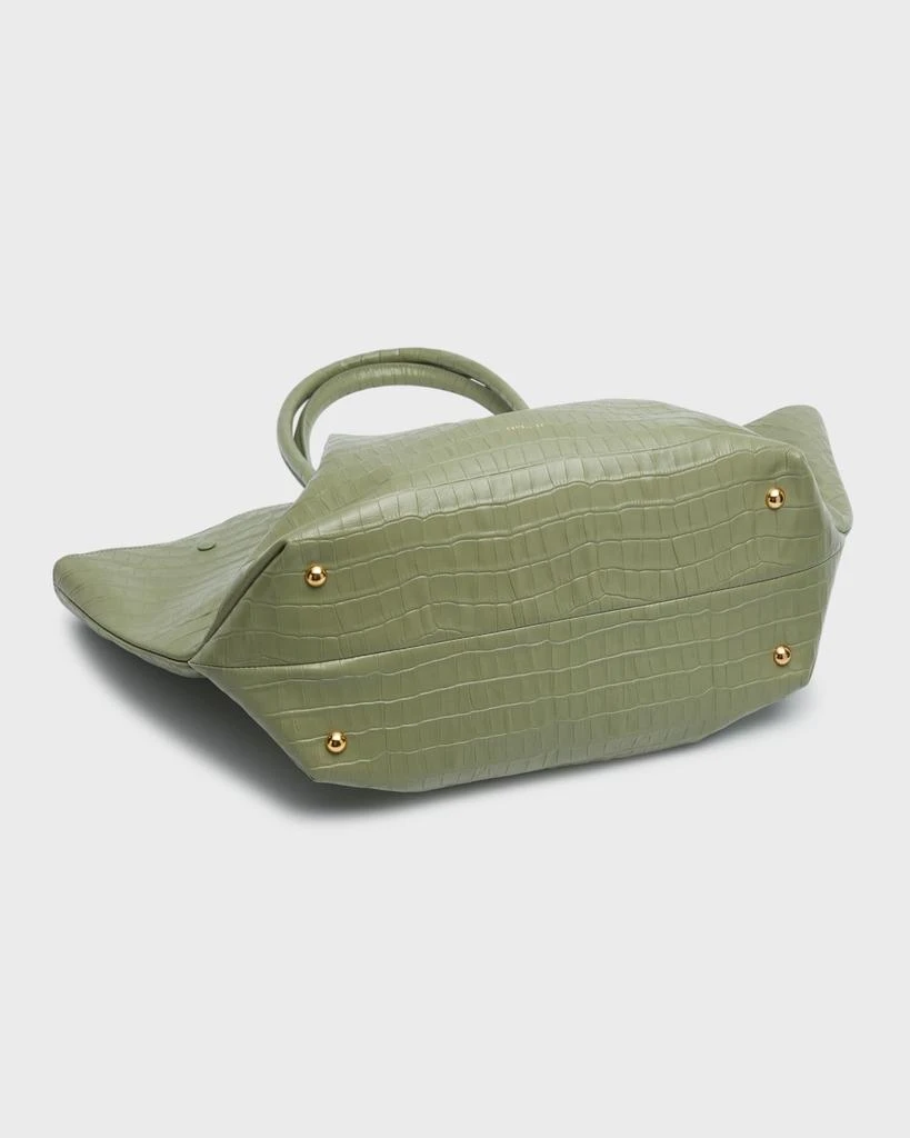 Demellier The New York Leather Tote Bag 7
