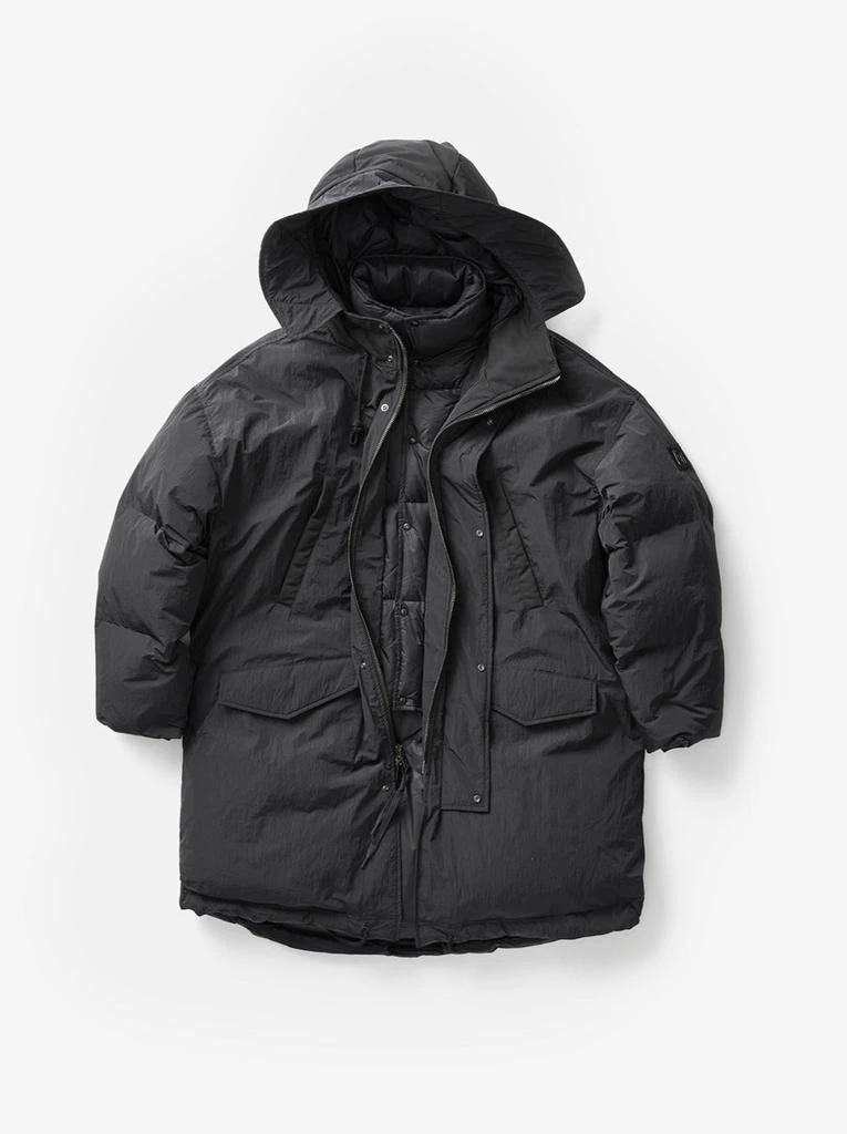 Holden M Long Down Puffer - Black 1