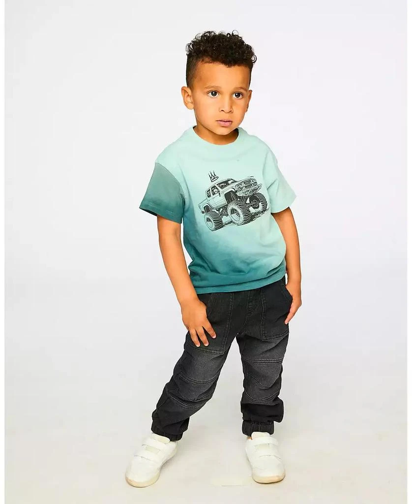 Deux par Deux Little and Big Boy Stretch French Terry Denim Jogger 2