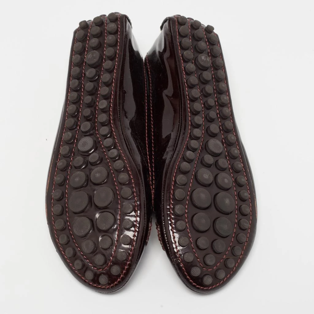 Louis Vuitton Louis Vuitton Burgundy Patent Leather Oxford Ballet Flats Size 36.5 6