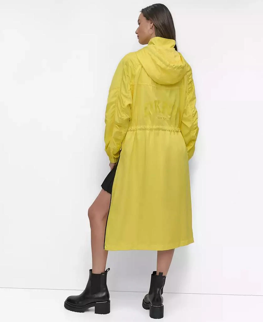 DKNY Women's Coated Satin Anorak Jacket 2