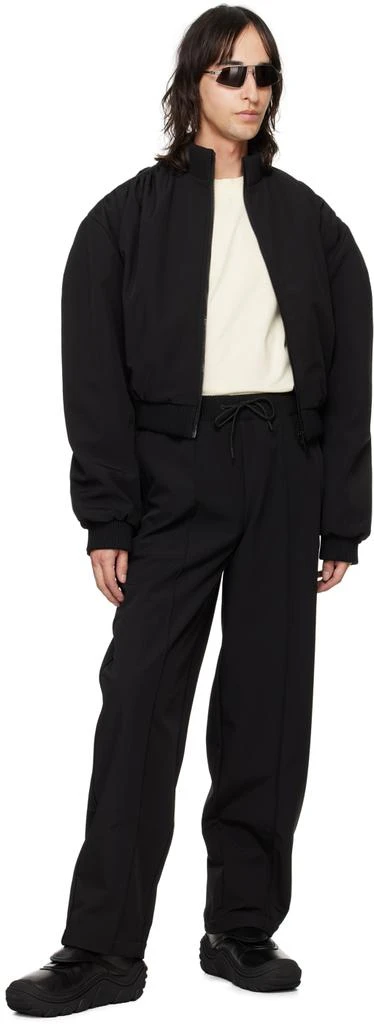 Han Kjobenhavn Black Wide Leg Track Pants - Pants - BeyondStyle