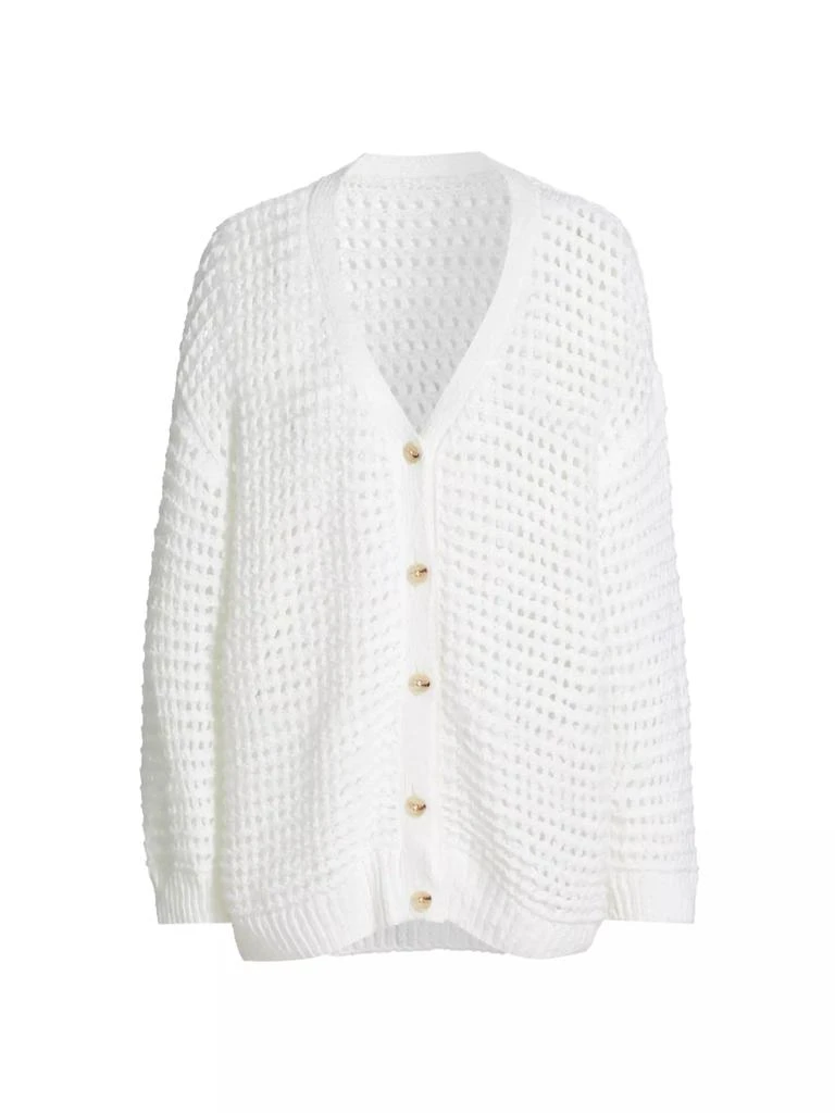 Naadam Luxe Cotton Pointelle Cardigan 1