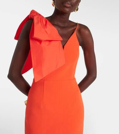 REBECCA VALLANCE Alani bow-detail gown 6